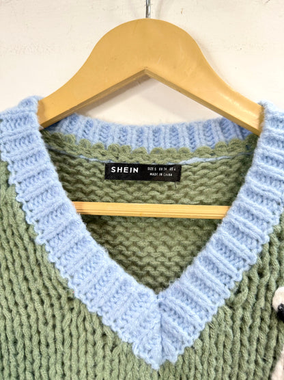 Shein Crop Woollen Sweater’s