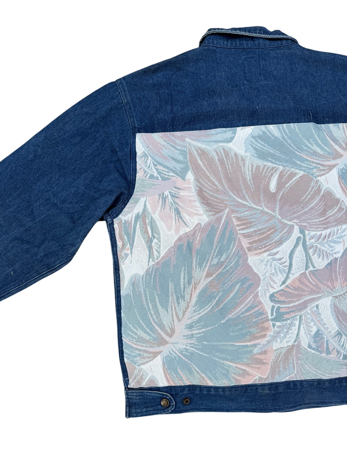 Upcycled Tapestry Denim Jacket