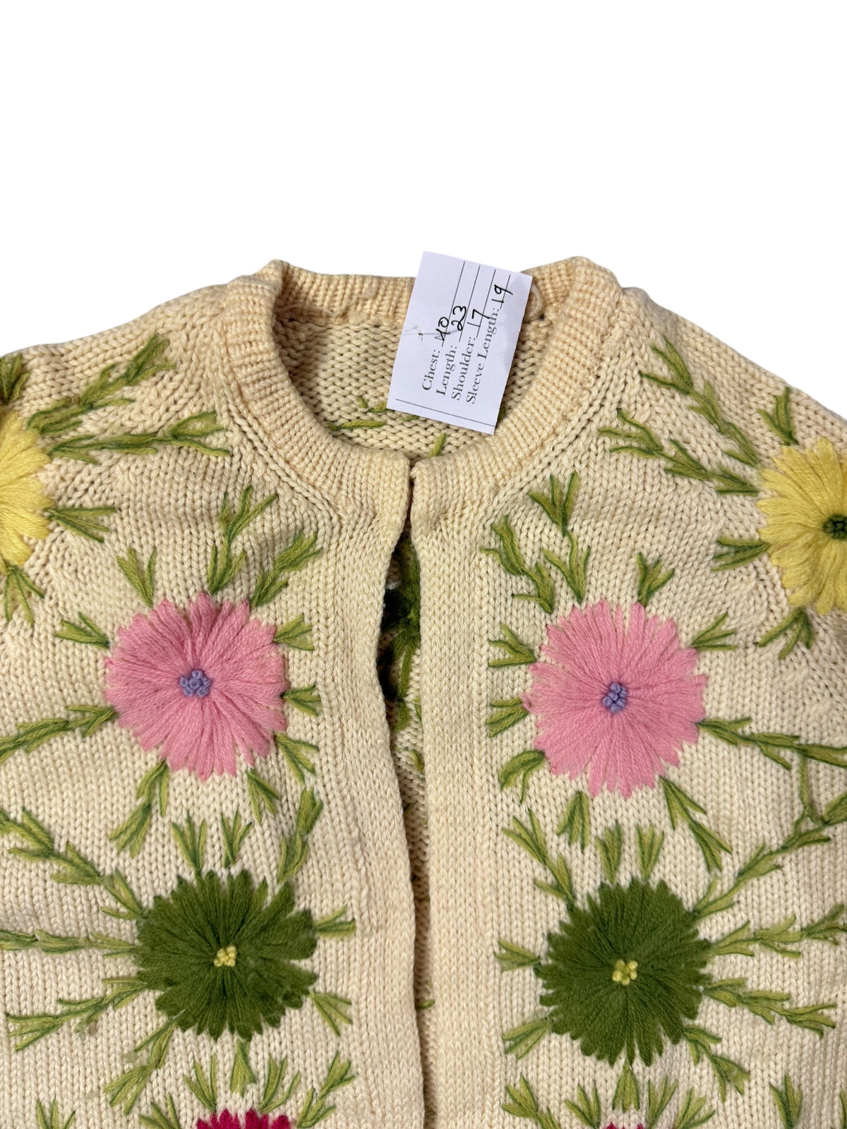 FLORAL Woolen Sweater