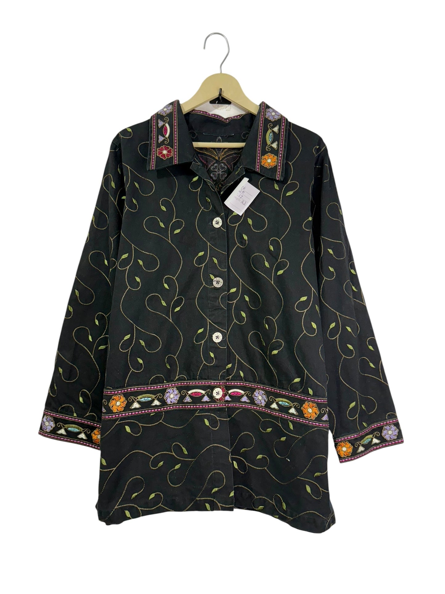 Machine embroidered Vintage Jacket