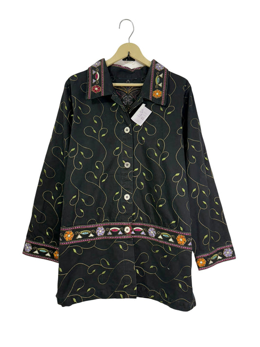 Machine embroidered Vintage Jacket
