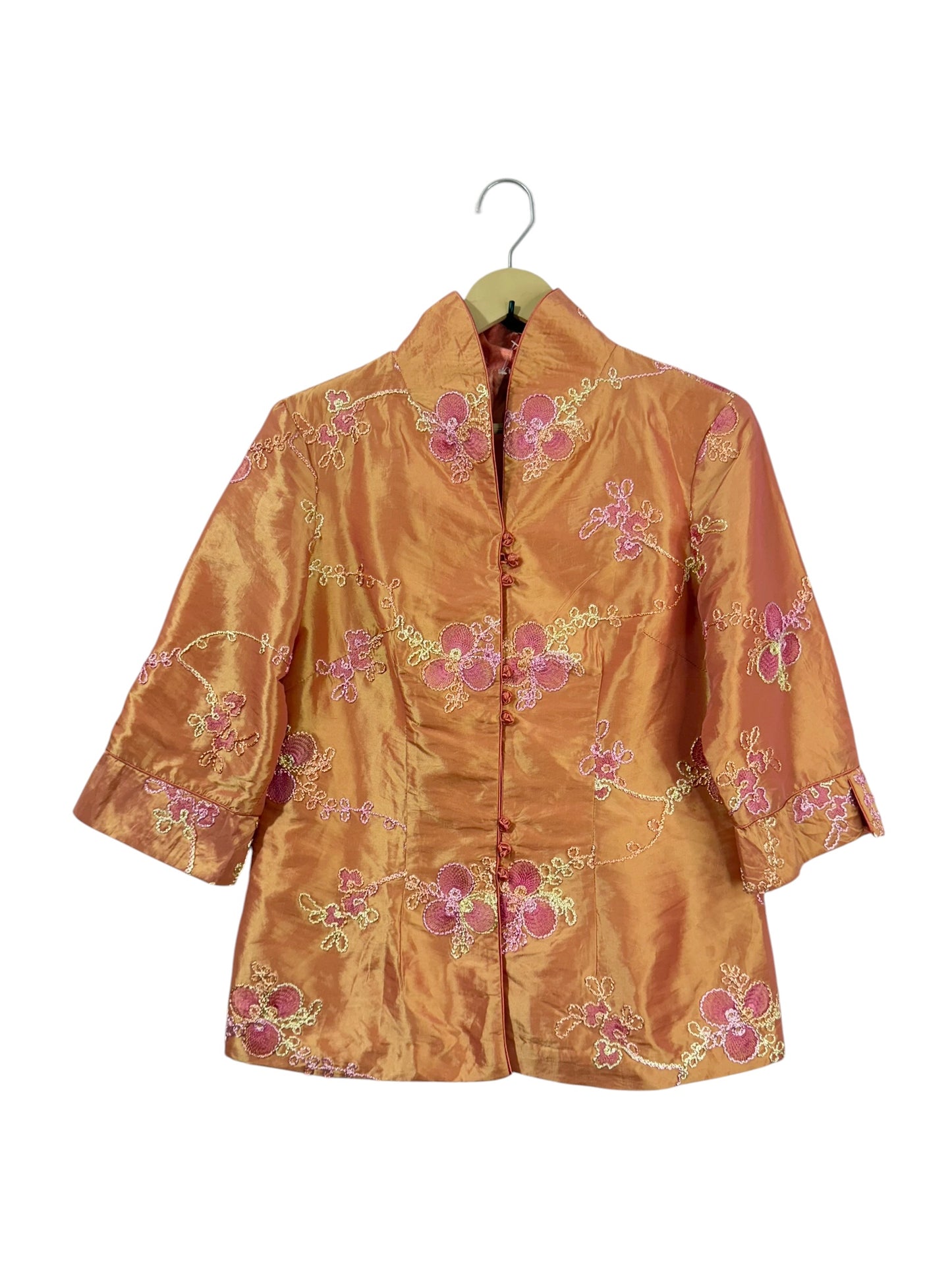 Embroidered Silk Vintage Jacket