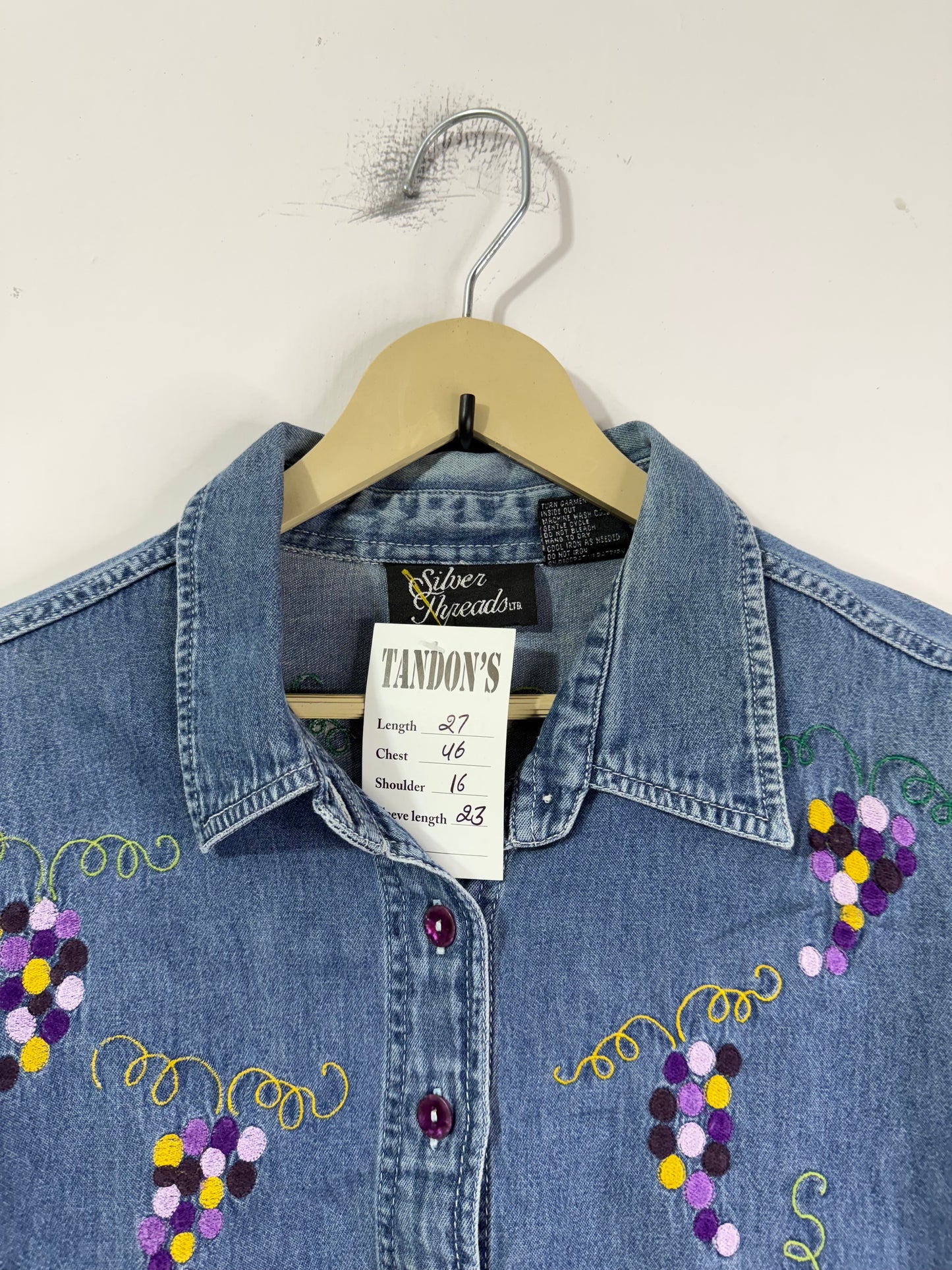 Silver Threads Denim Shirt