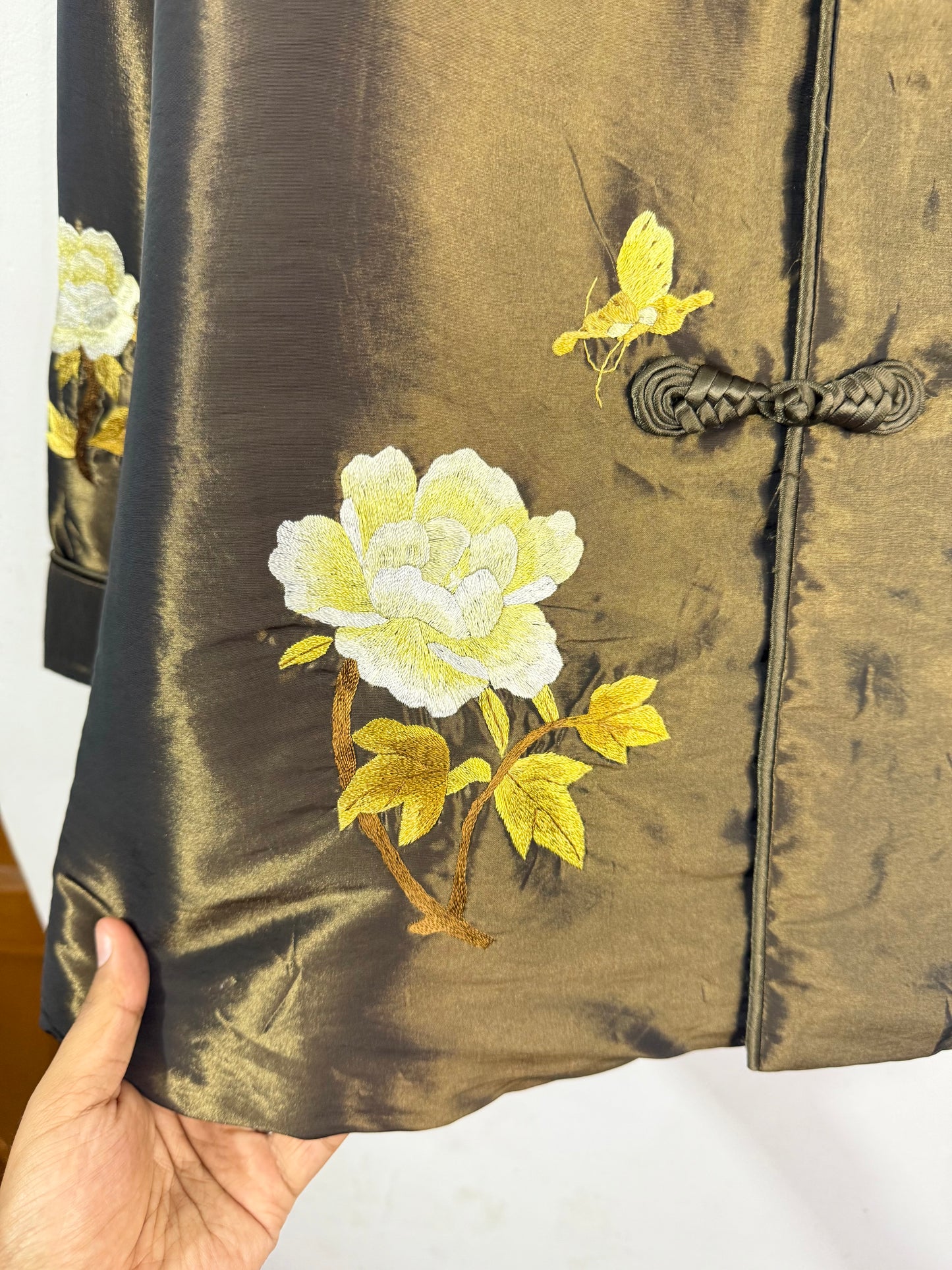 DUNLIN Hanbok Silk Vintage Jacket