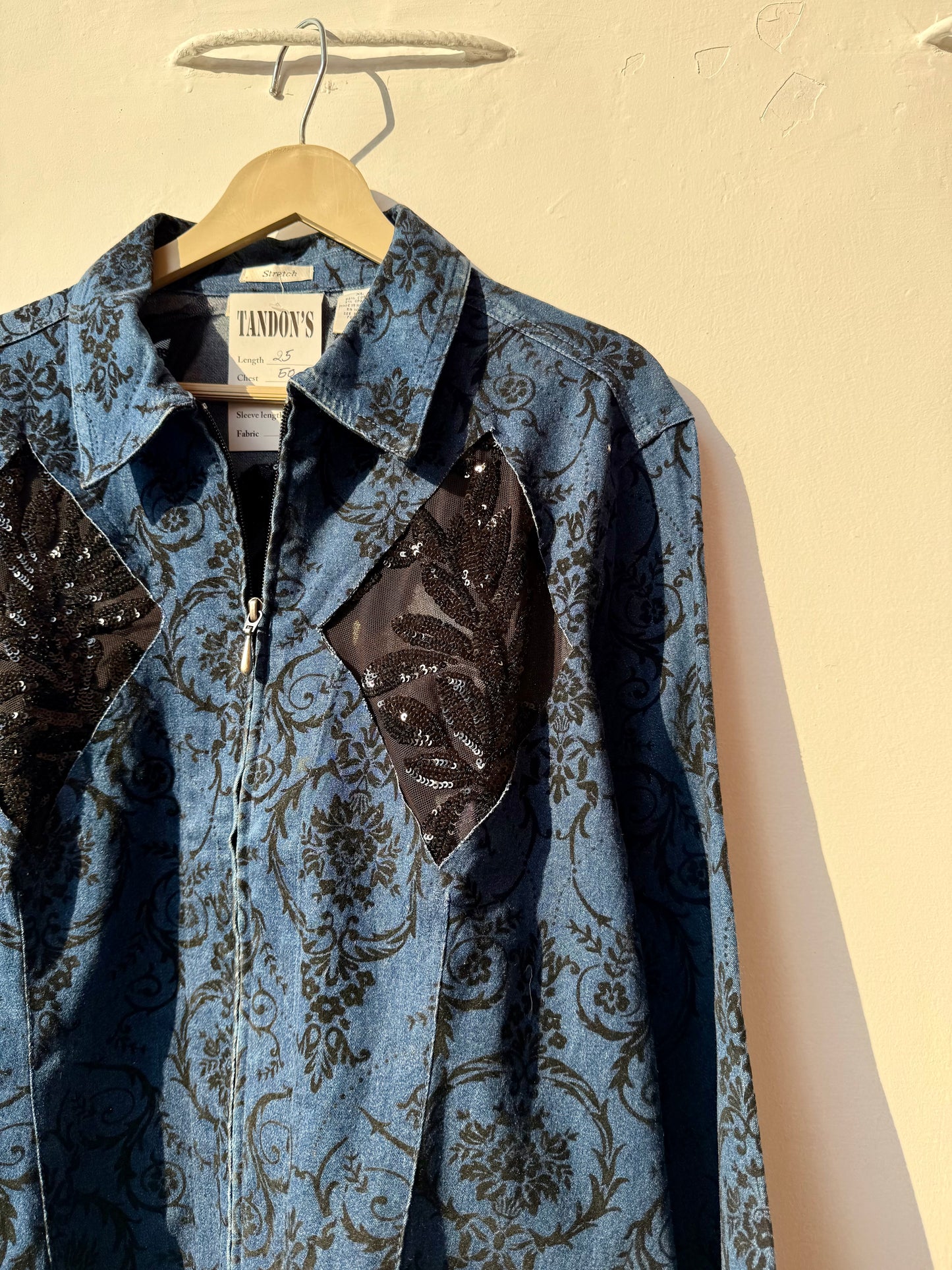 Cutwork patch Denim Jacket