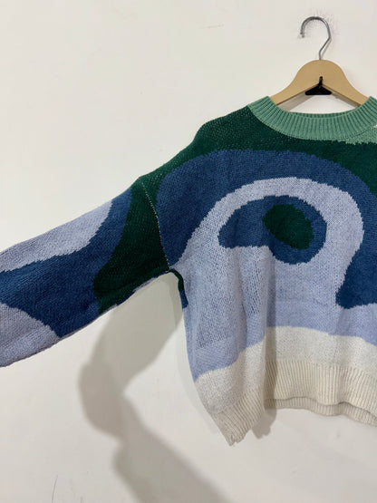Wavy Woolen Sweater