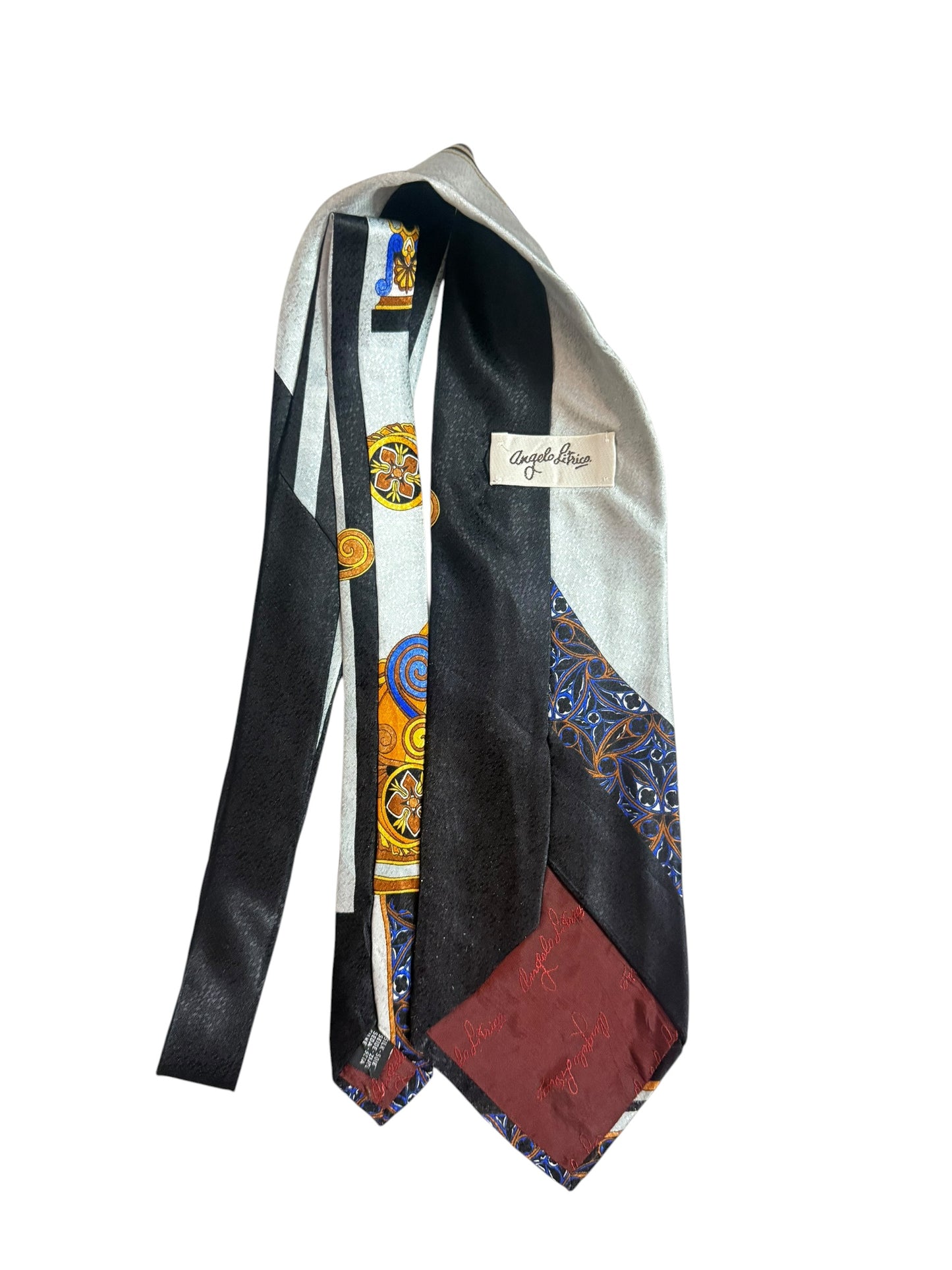 Angelo litrica Vintage Silk Tie
