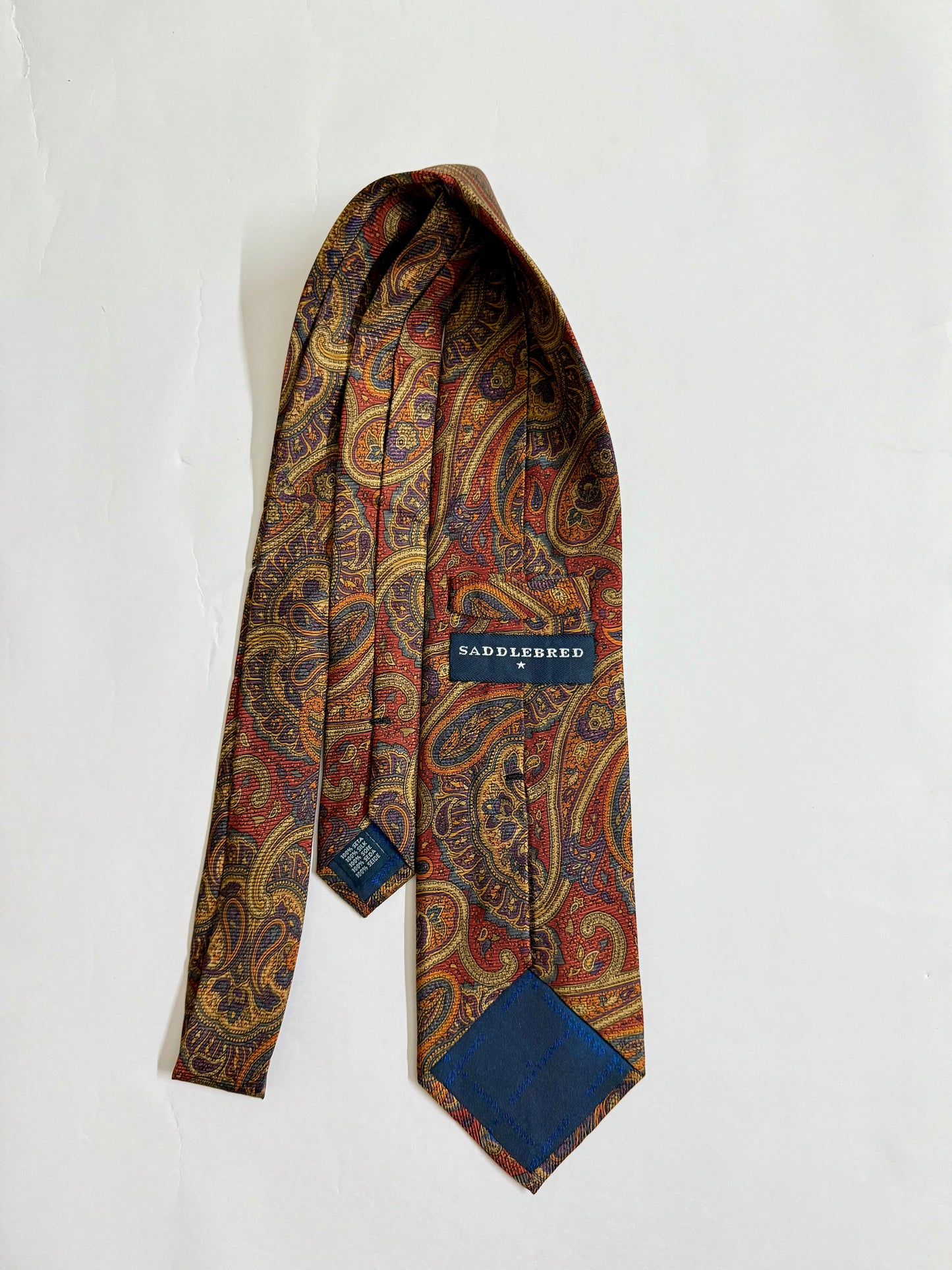 Saddlebred Vintage Silk Tie