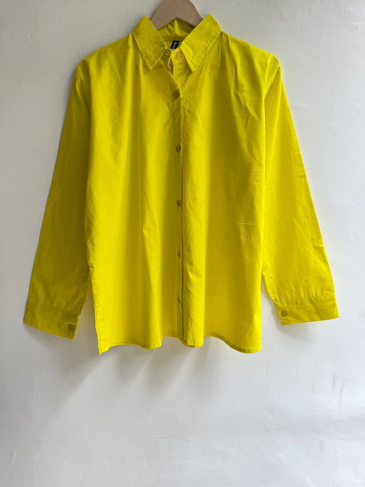 Solid Color Cotton Shirt