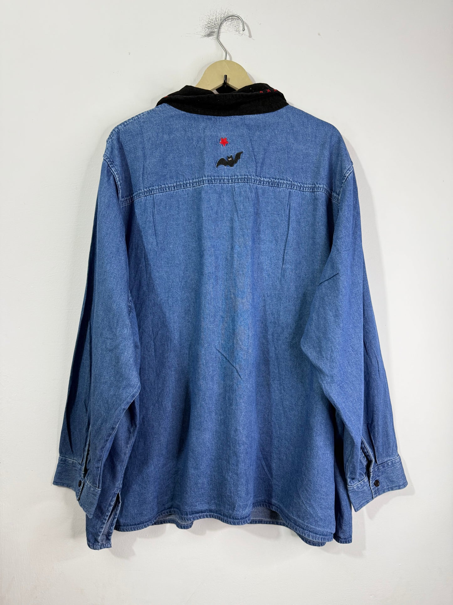 Embroidered Denim Shirt