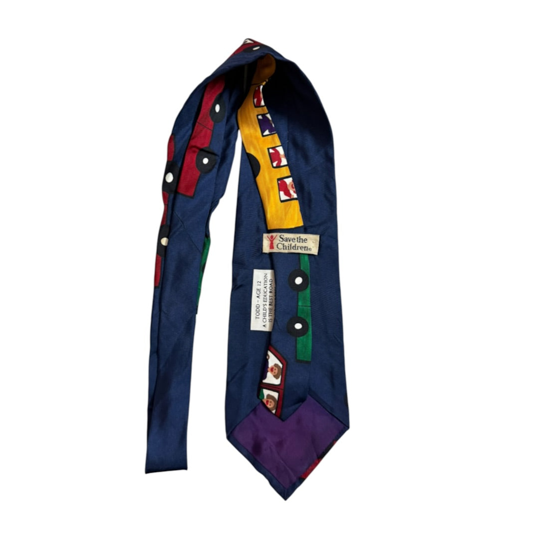 Save The Children Vintage Silk Tie