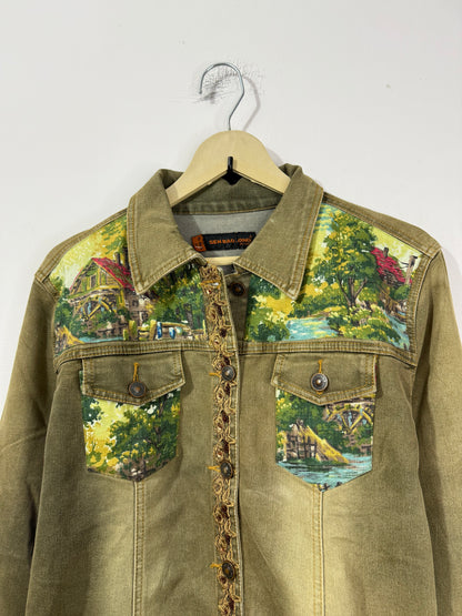 Customised Tapestry patchDenim Jacket