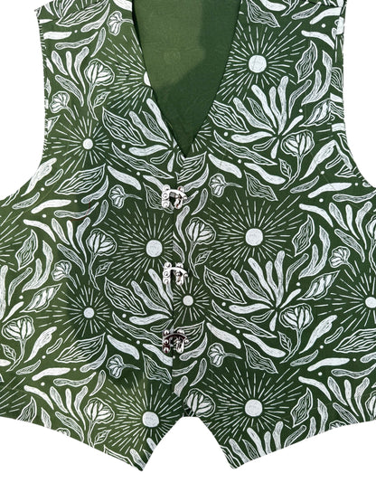 Moss Garden vest 100% Cotton