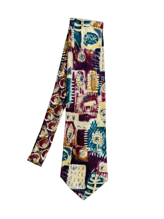 Oscar de la Penta Vintage Silk Tie