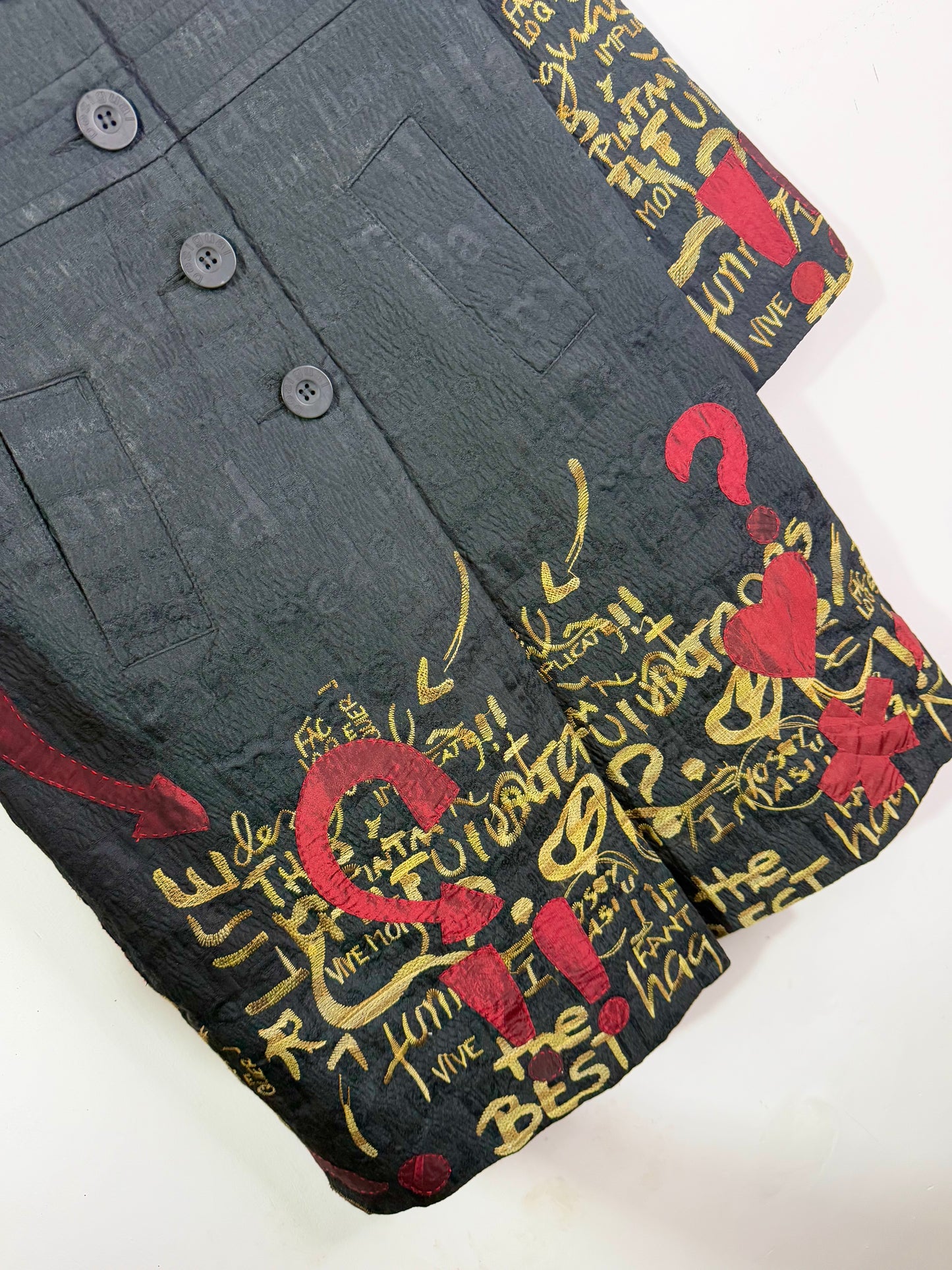 Embossed Embroidered Vintage Jacket