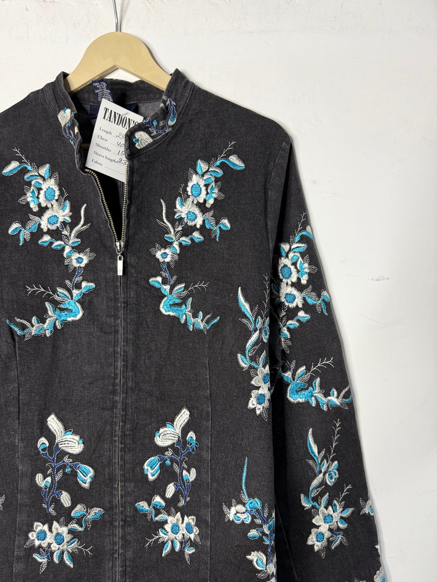 Denim & Co. Embroidered Jacket