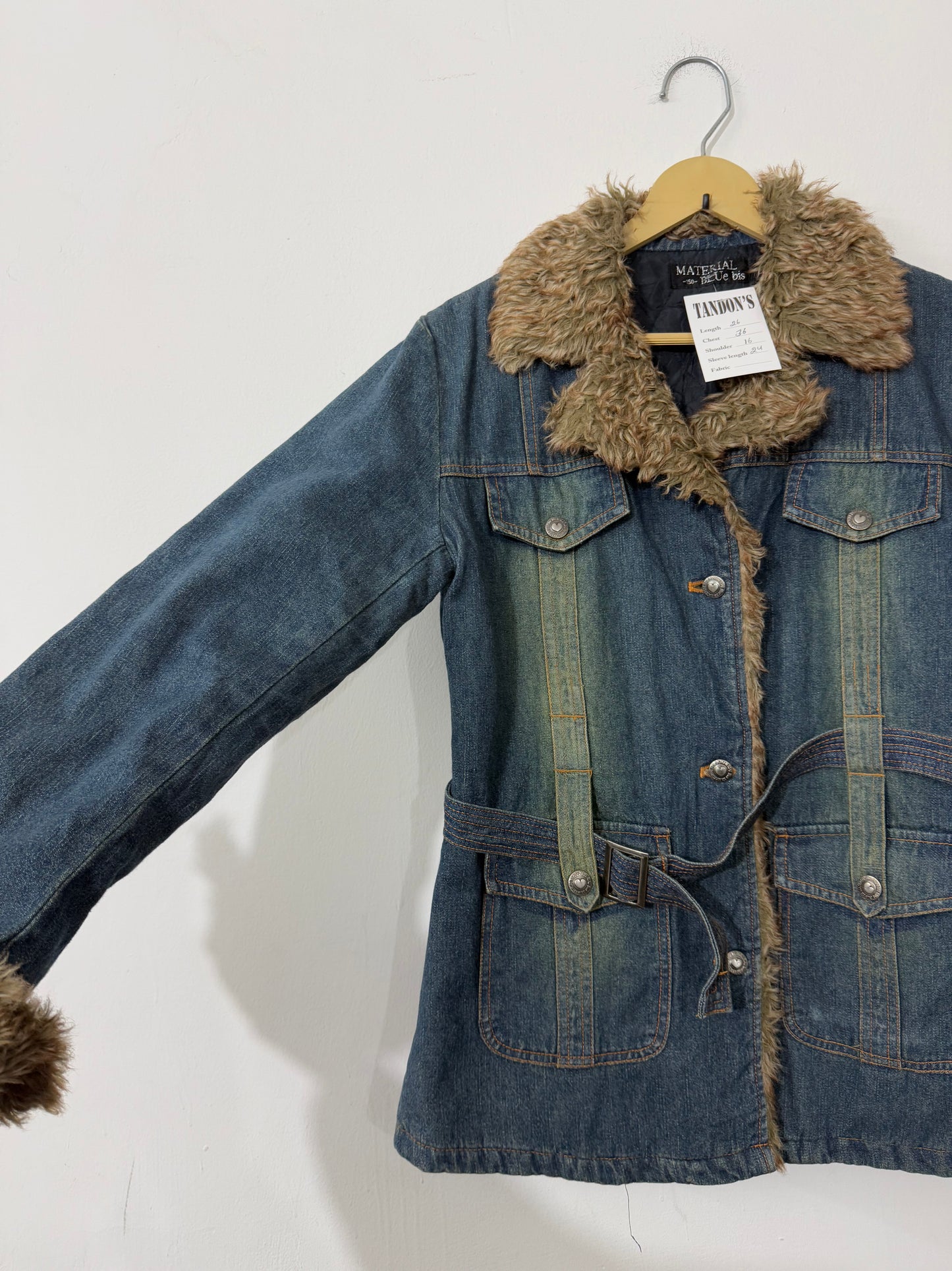 Material blue bis Denim Jacket