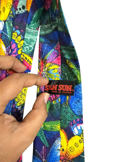 San Sun Vintage Silk Tie