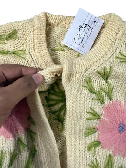 FLORAL Woolen Sweater