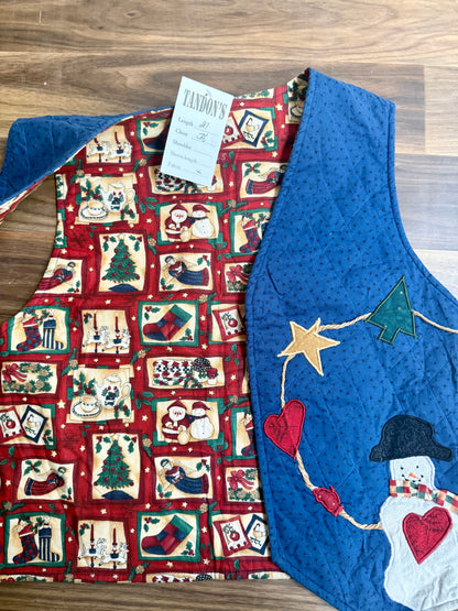 Christmas Embroidered vest