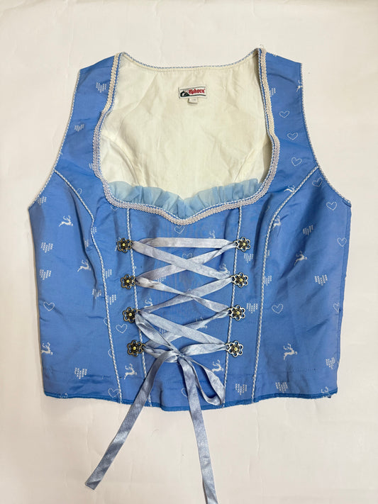 Sky Blue Corset Top