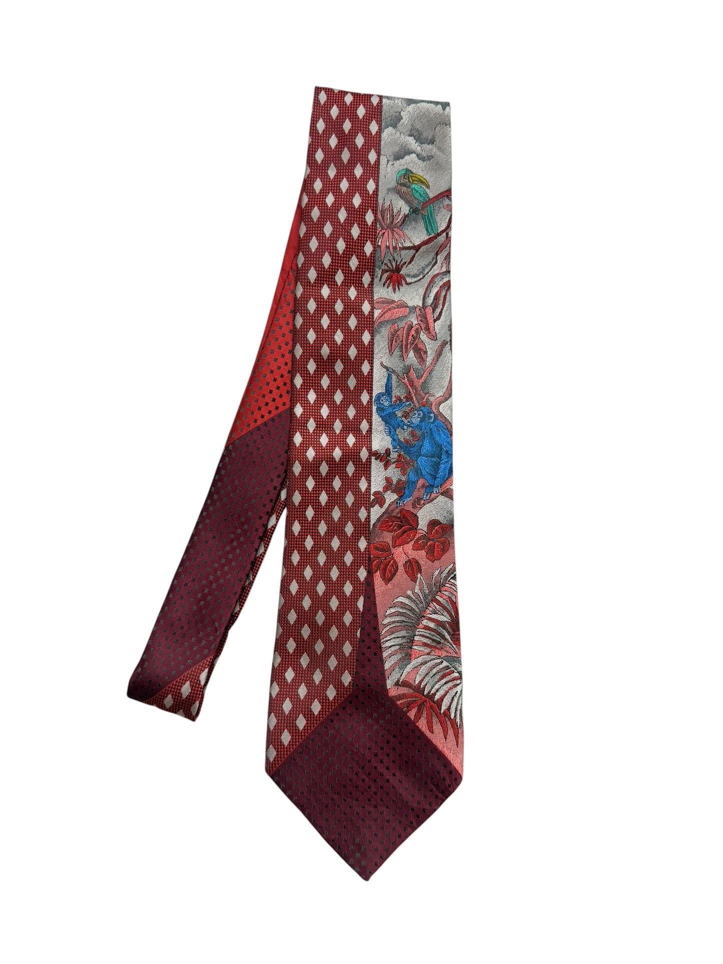 John F Copper  Vintage Silk Tie