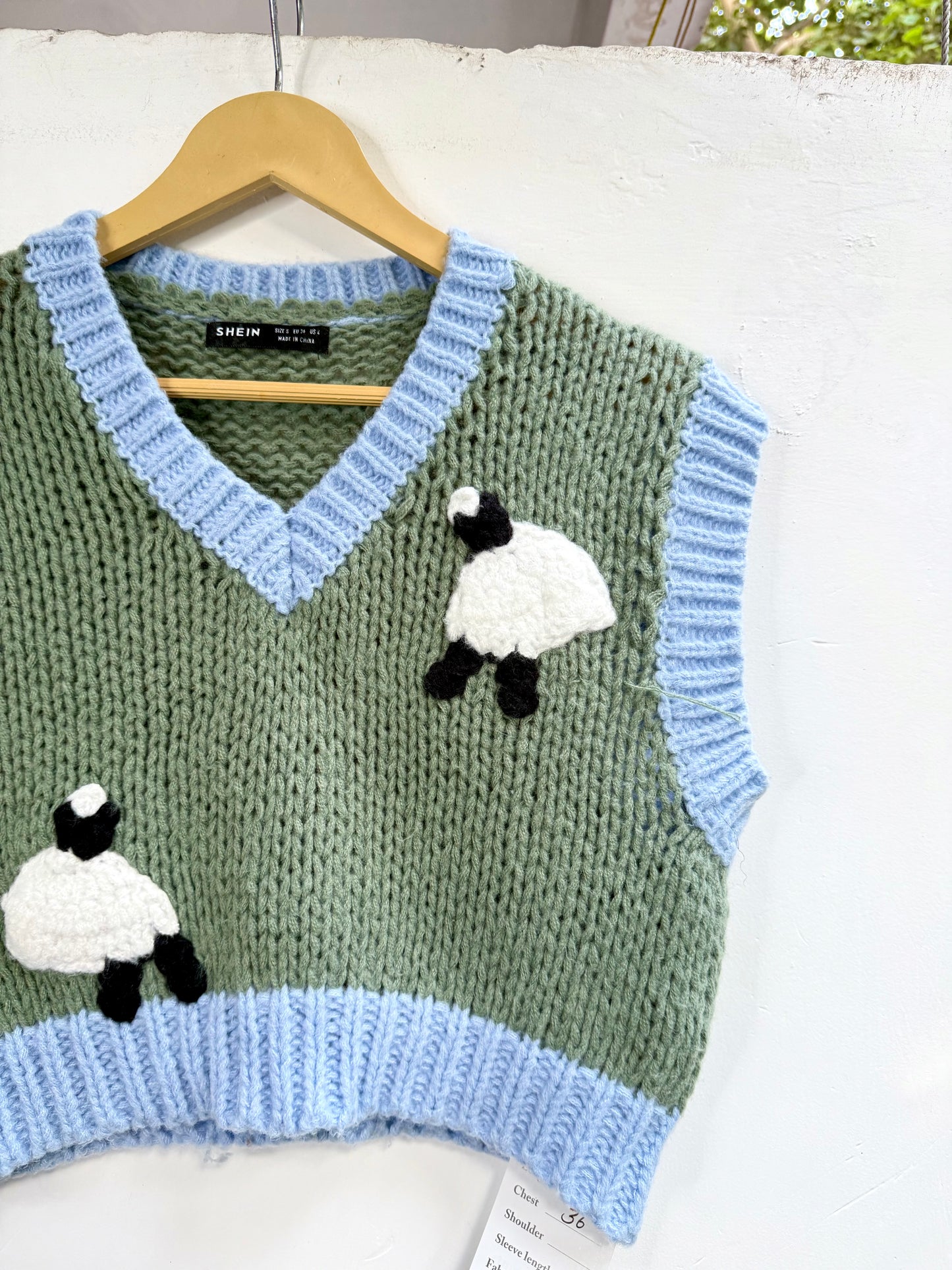 Shein Crop Woollen Sweater’s