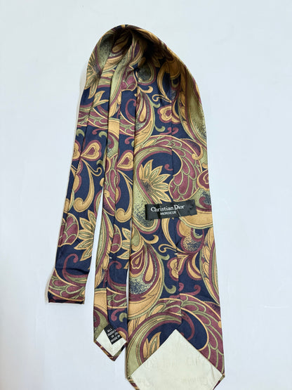 Christian Dior vintage silk tie