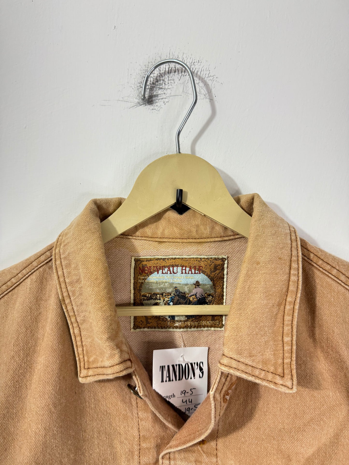 Customised tapestry patch Denim Jacket