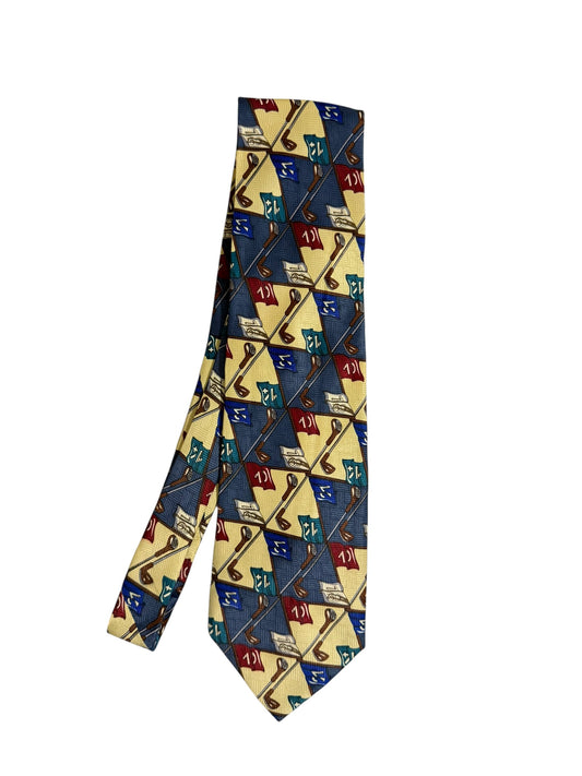 Sky Band Vintage Silk Tie