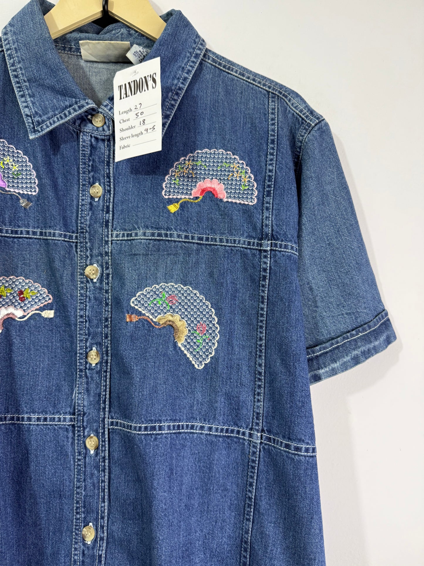 Seanjohn Embroidered Denim Shirt
