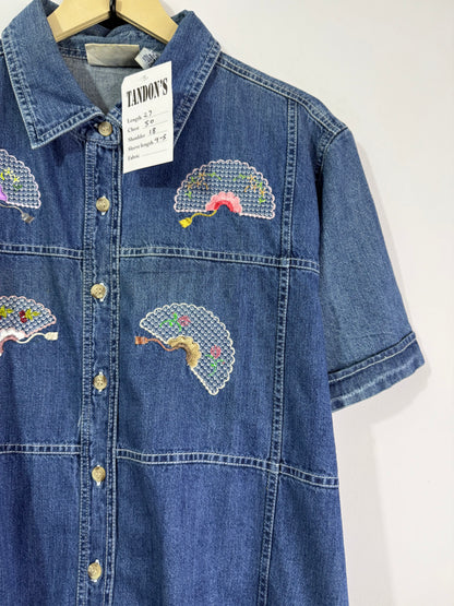 Seanjohn Embroidered Denim Shirt