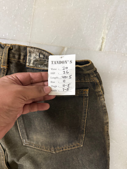 Chef Tapestry Knee Patch Handmade Jeans