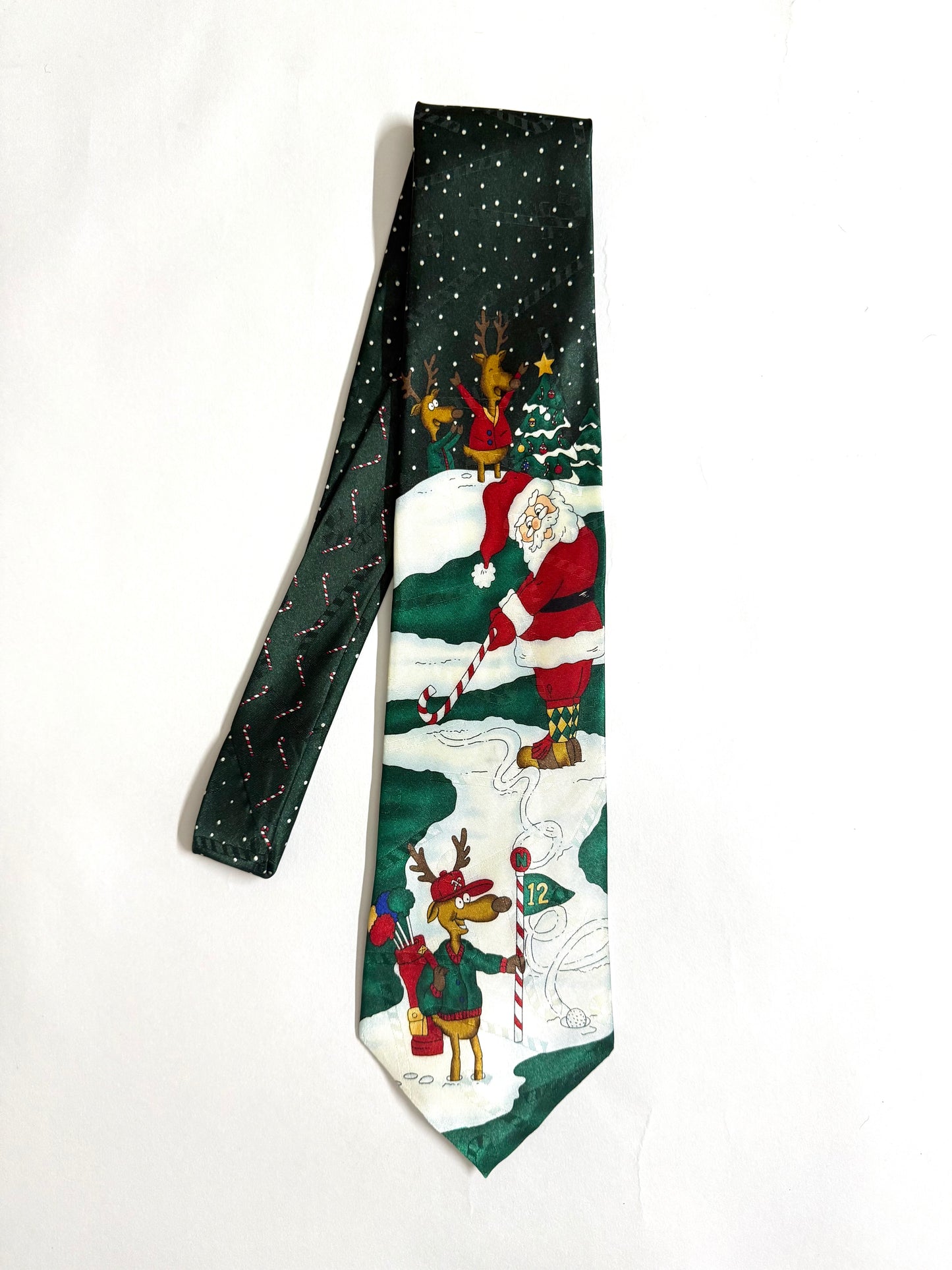 Yule The Greeting Vintage Silk Tie