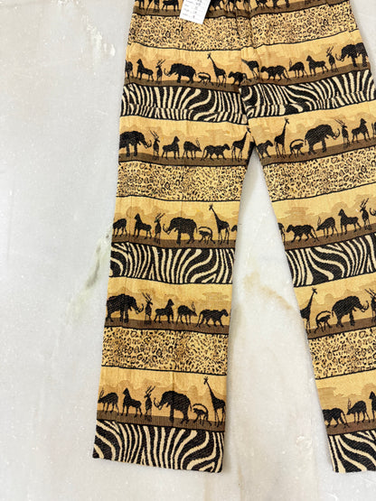 Handmade pants from vintage Italian curtain