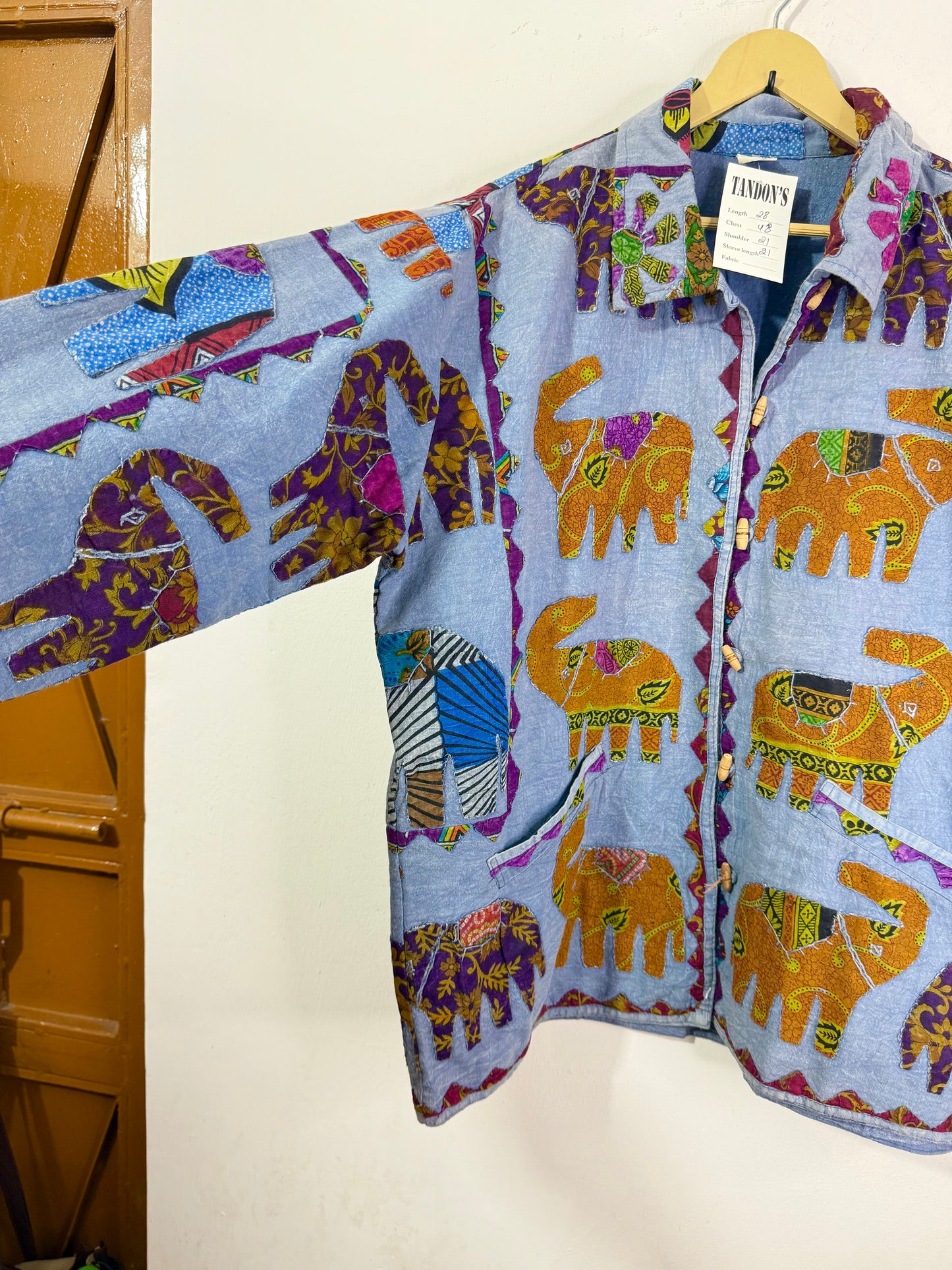 Elephant Print Vintage Jacket