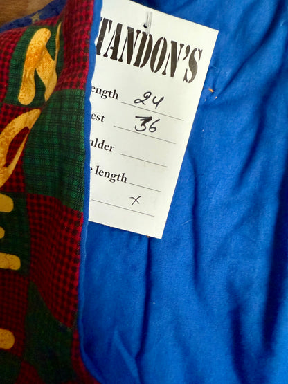 Christmas Print vest