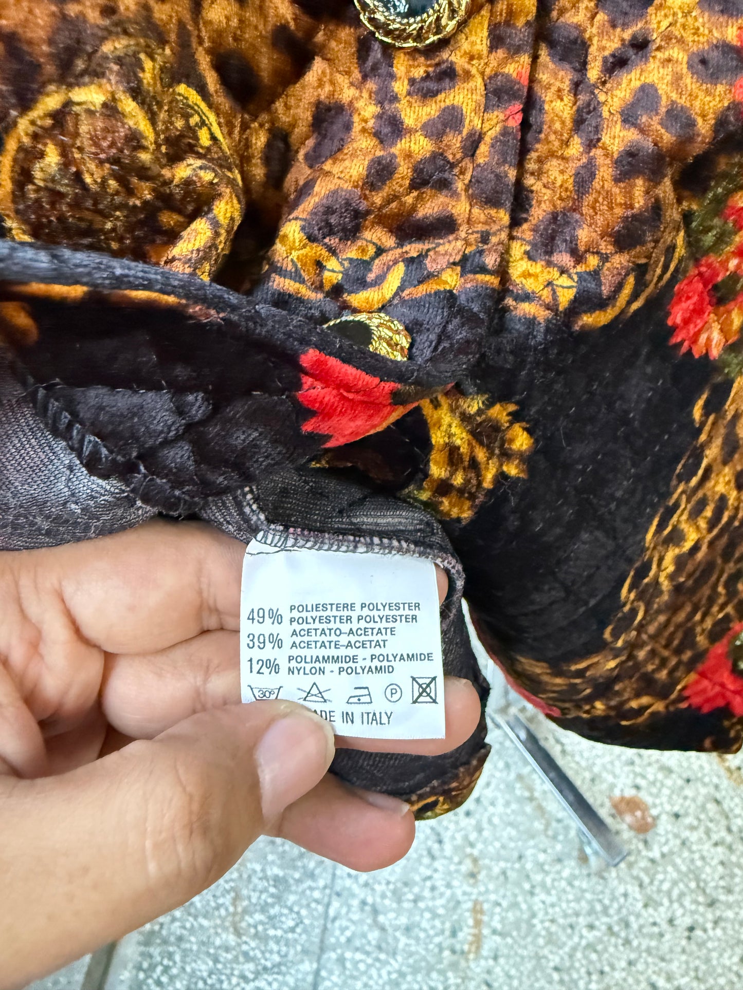 Quilted Velvet Jacket