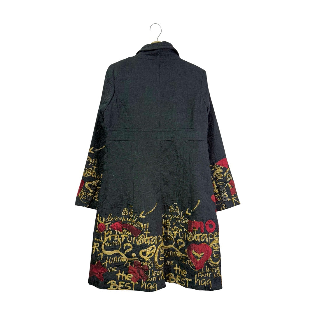 Embossed Embroidered Vintage Jacket