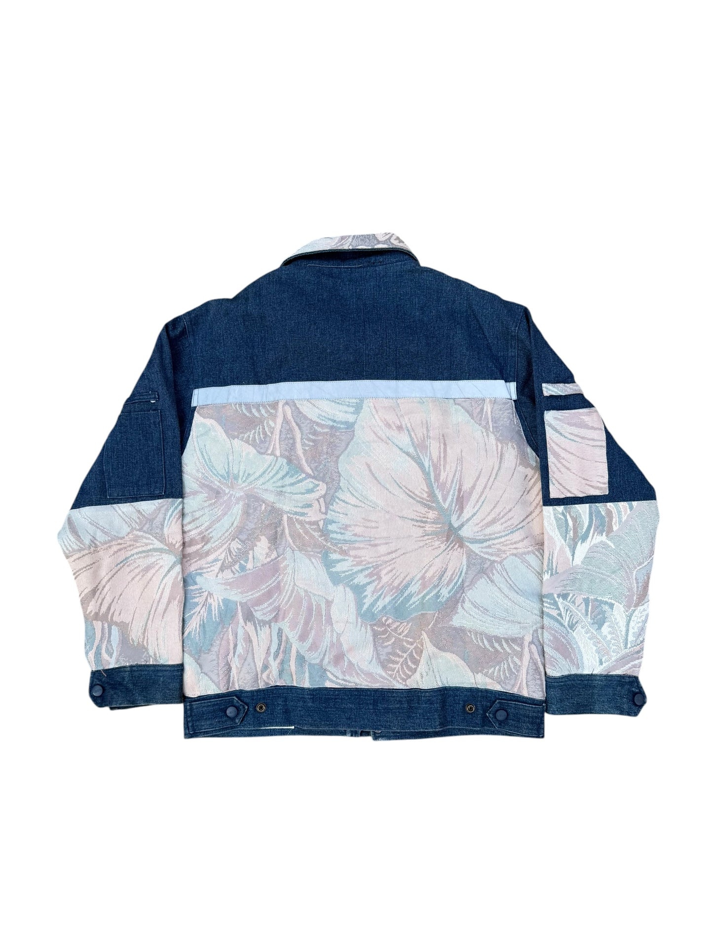 Upcycled Tapestry Denim Jacket