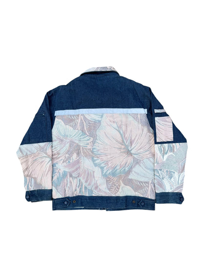 Upcycled Tapestry Denim Jacket