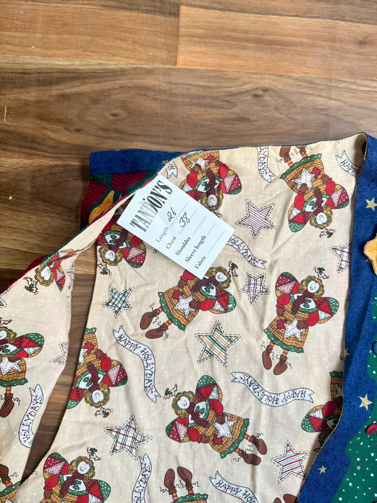 Christmas Embroidered vest