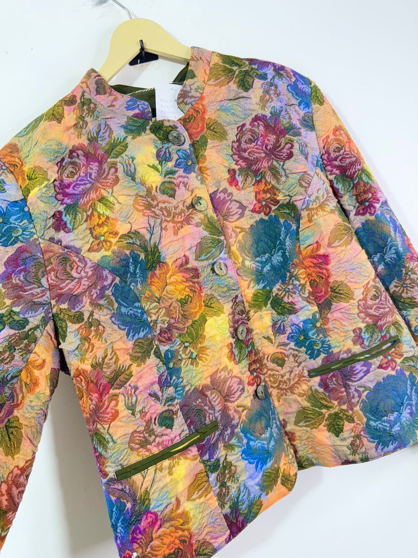 Floral Print Vintage Jacket