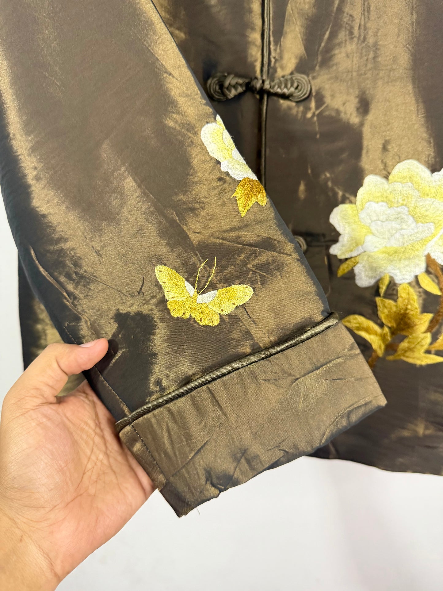 DUNLIN Hanbok Silk Vintage Jacket