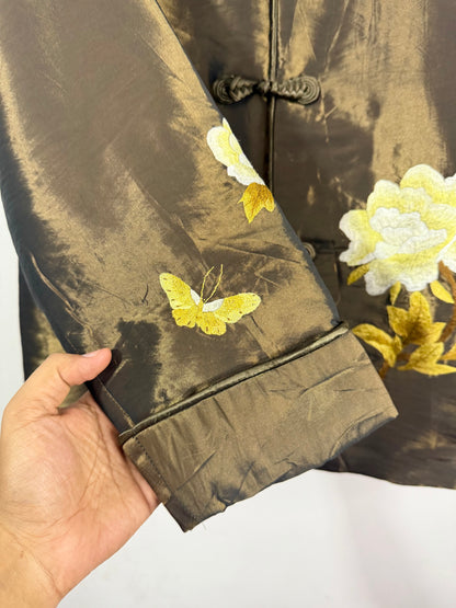 DUNLIN Hanbok Silk Vintage Jacket