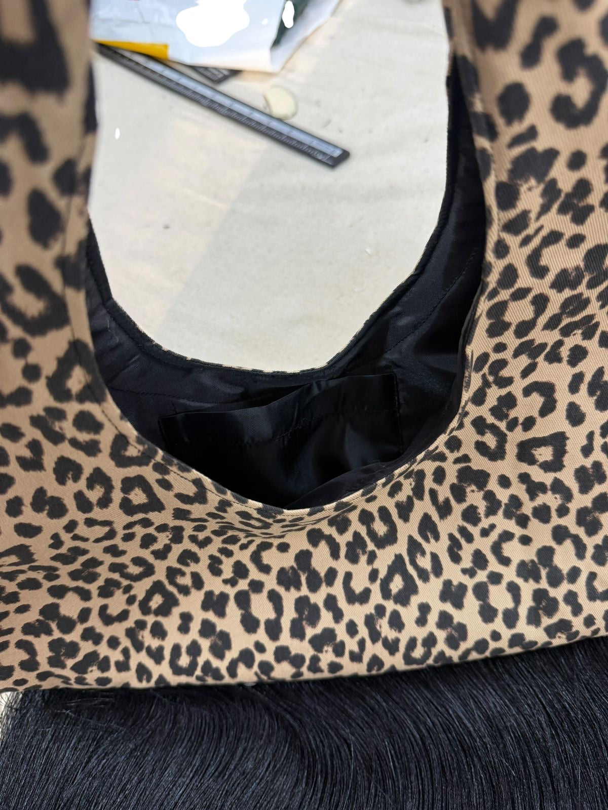Handmade Leopard Lounge Fringe Bag