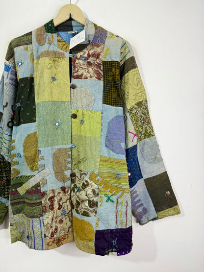 Quilted Patch Vintage Jacket