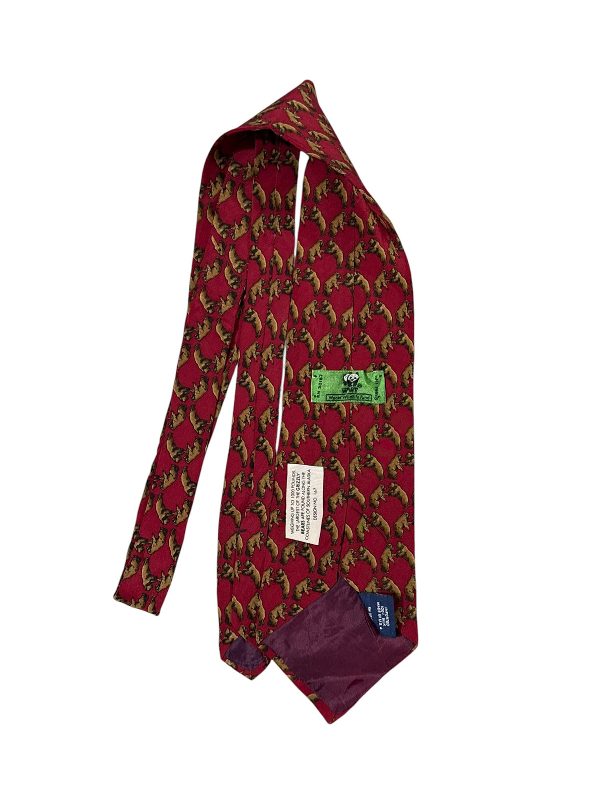 Wwf Vintage Silk Tie