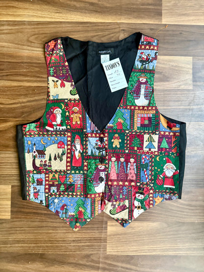 Christmas Print vest