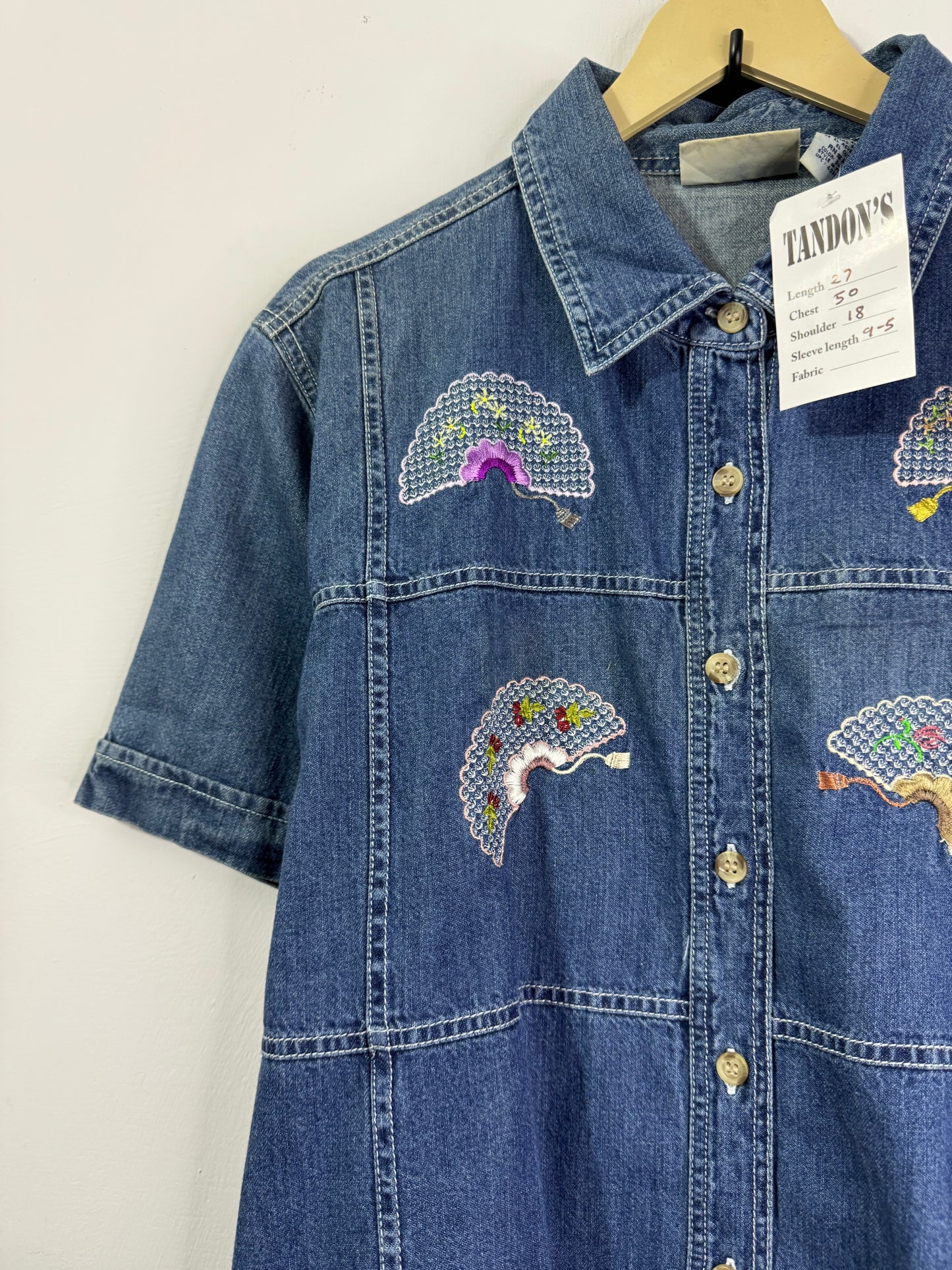 Seanjohn Embroidered Denim Shirt